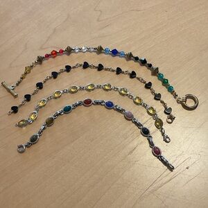 Multi-Color Bracelets Sold In Lot